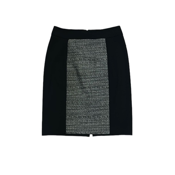 Calvin Klein Metallic Tweed Front Pencil Skirt - Picture 2 of 6
